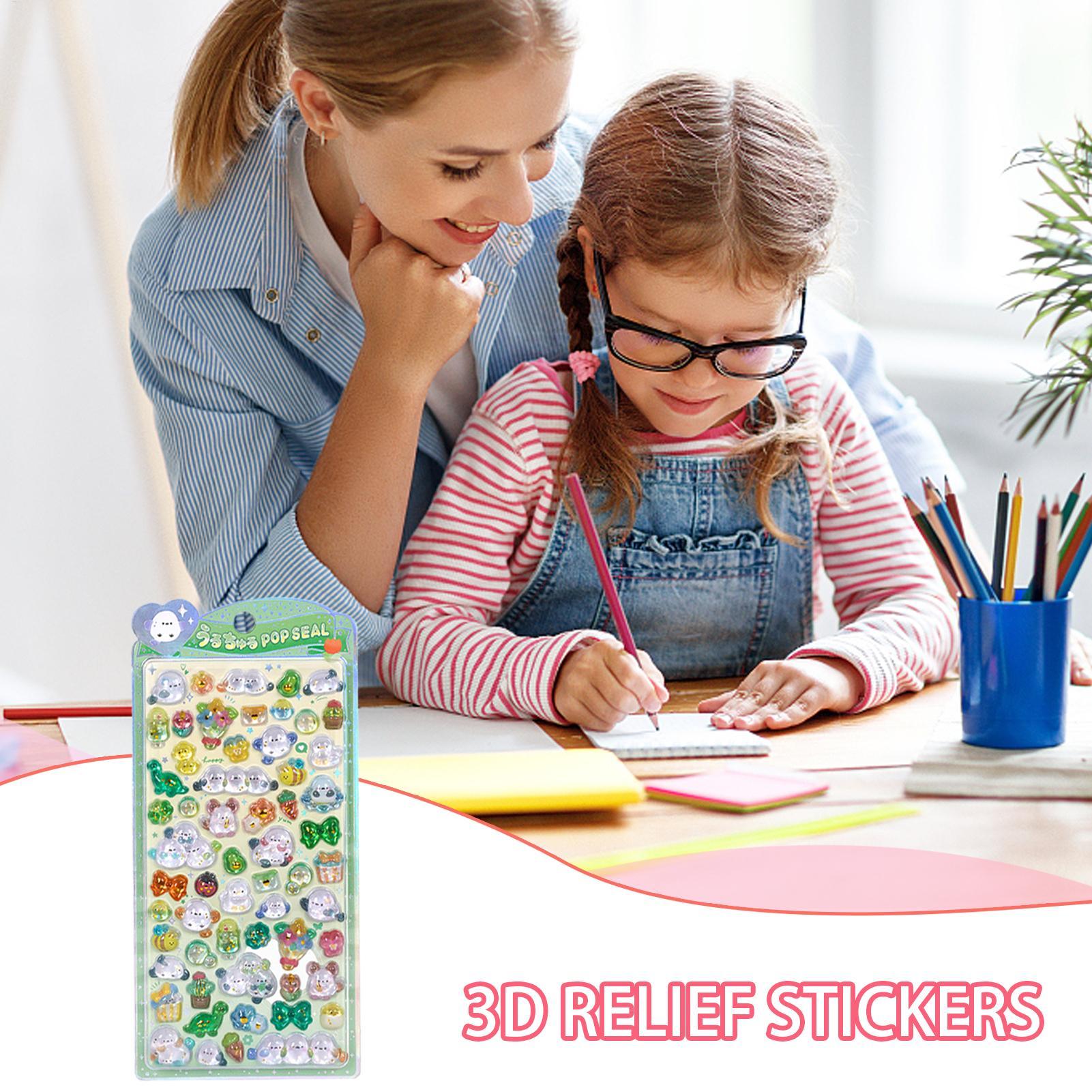 Cute Sticker Pack 3D Glitter S - Resin Glitter Pack ulasan dan harga