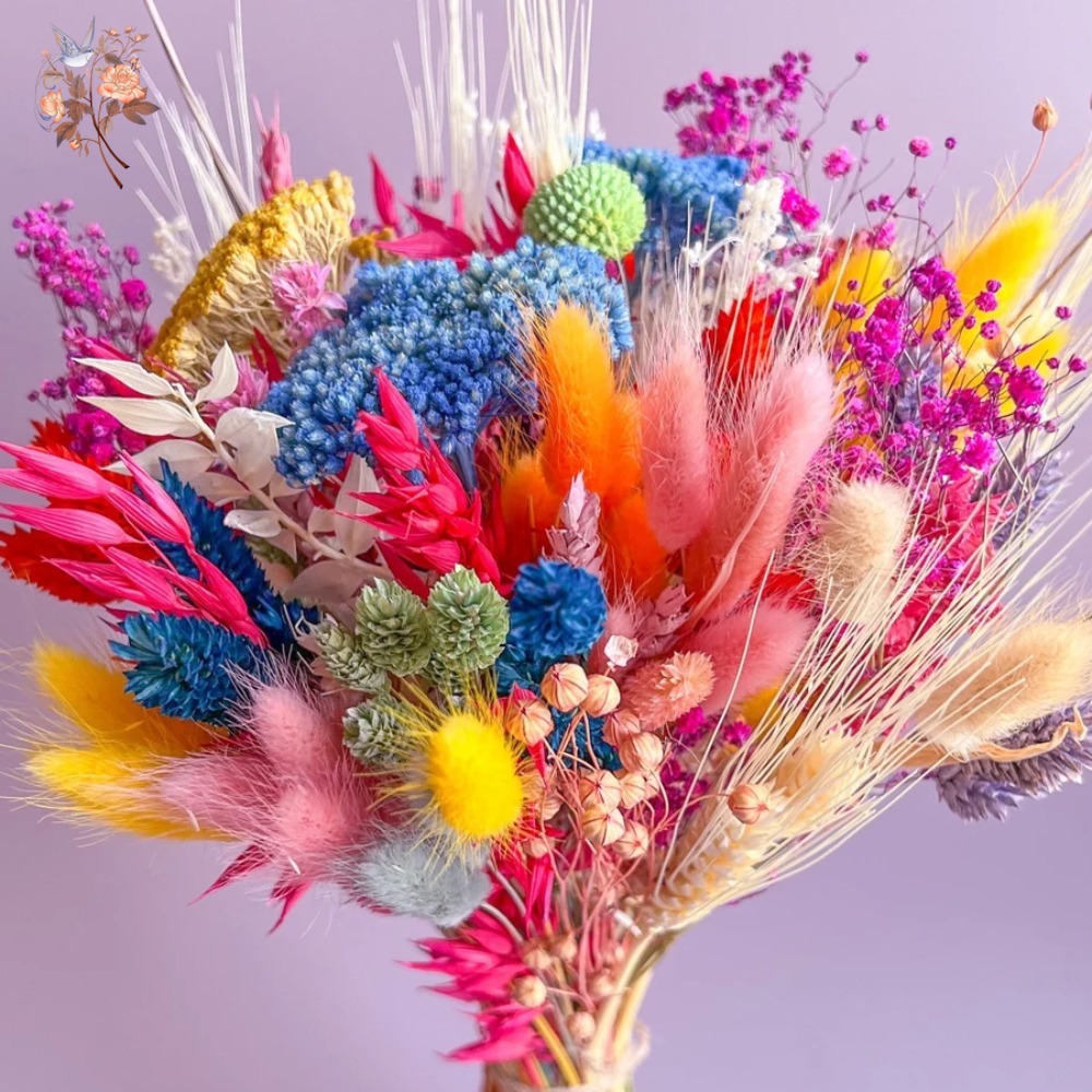 Colorful Dried Flowers Wedding - Dried Flower Bulk ulasan dan harga