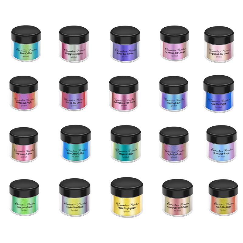 3g Mirror Chameleons Resin Pig - Resin Pigment Set ulasan dan harga