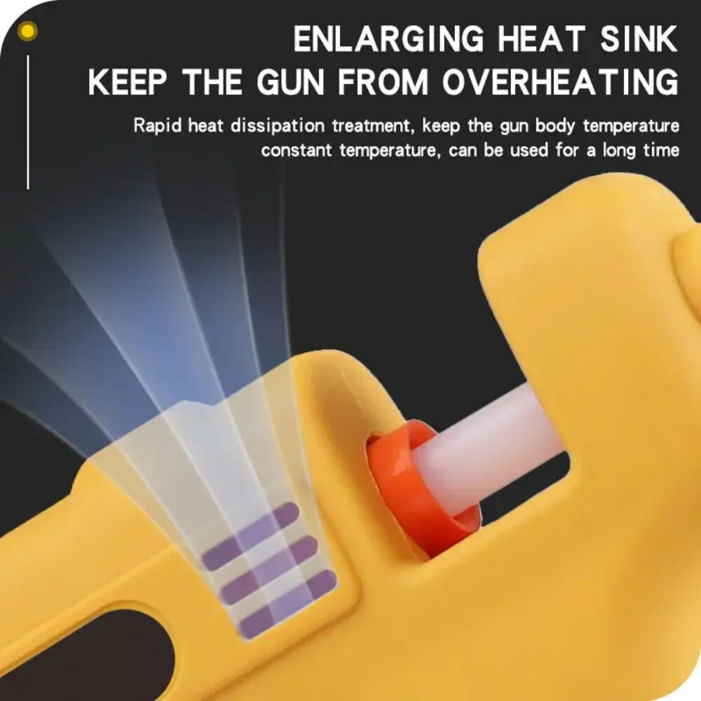 Hot Glue Gun Kit 20W Mini DIY  - Heat Gun Small ulasan dan harga