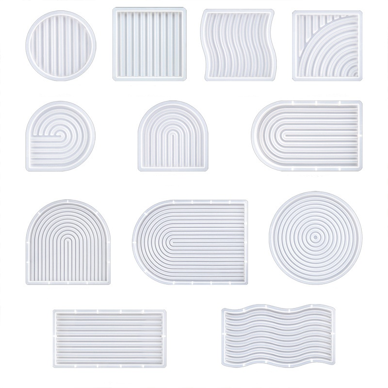 DIY Striped Wave Tray Mold For - Silicone Mold Tray ulasan dan harga