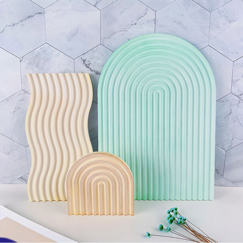 DIY Striped Wave Tray Mold For - Silicone Mold Tray ulasan dan harga