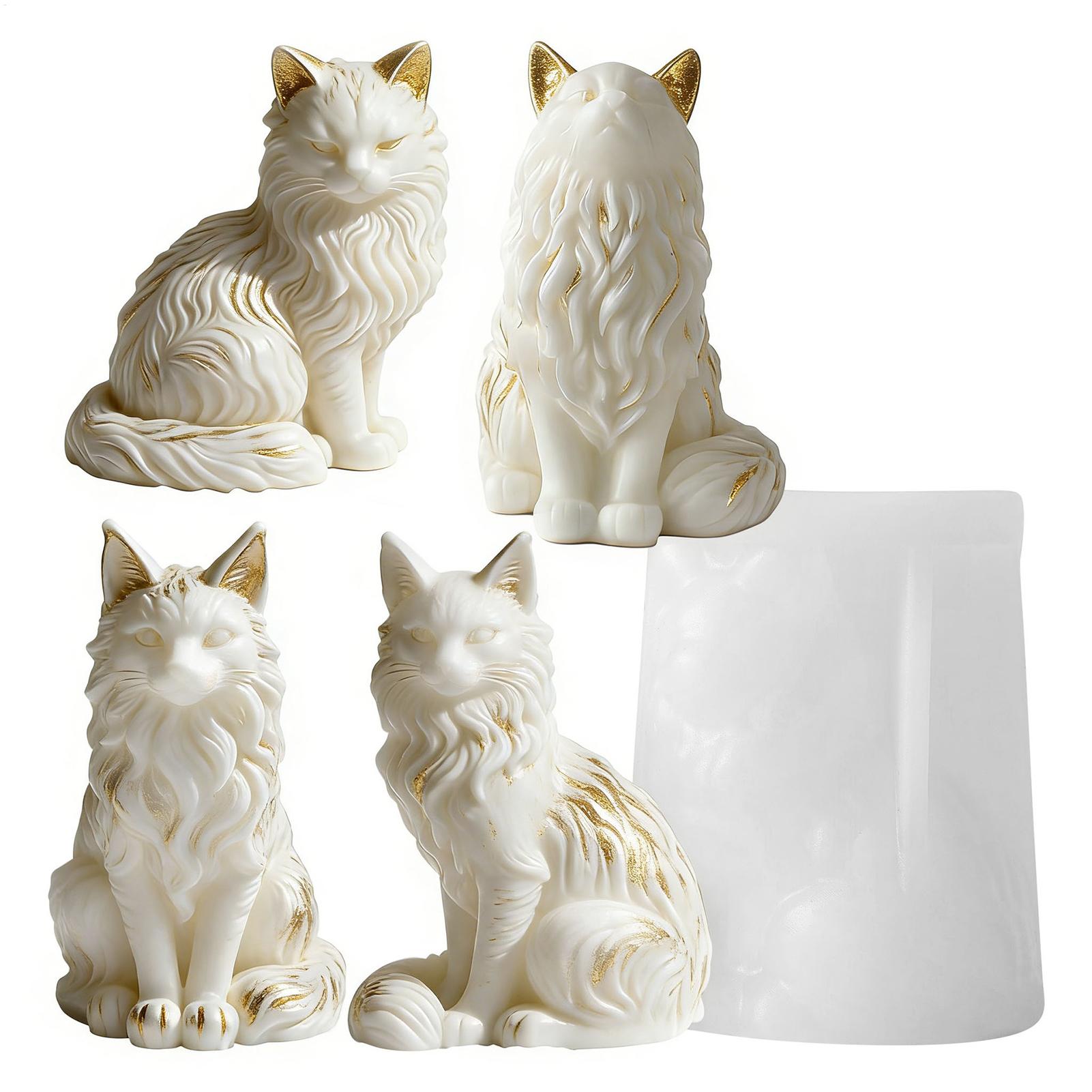Cat Resin Mold | Sitting Cat S - Resin Craft Workshop ulasan dan harga