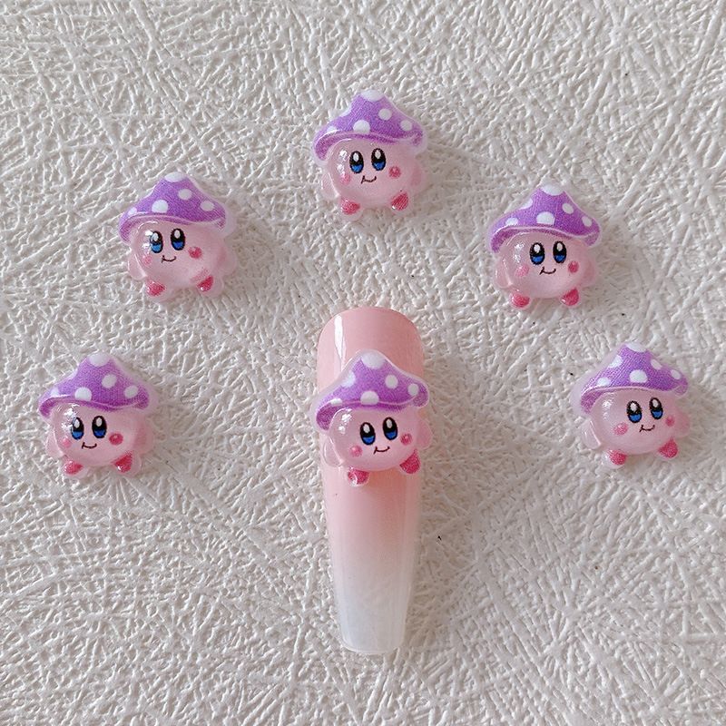 2/10/20pcs Kirby Nail Charms 3 - Crafting Resin ulasan dan harga