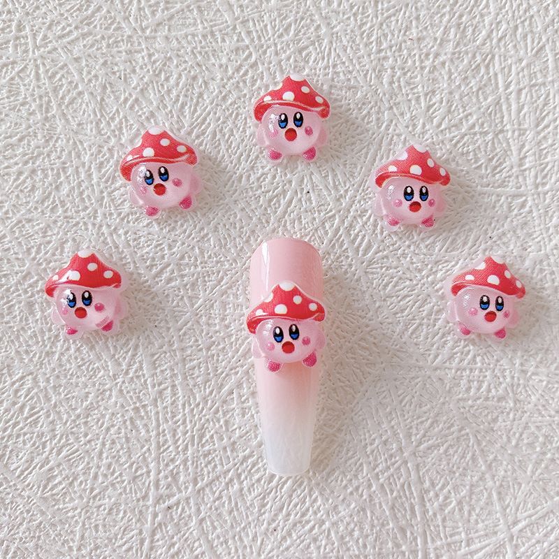 2/10/20pcs Kirby Nail Charms 3 - Crafting Resin ulasan dan harga