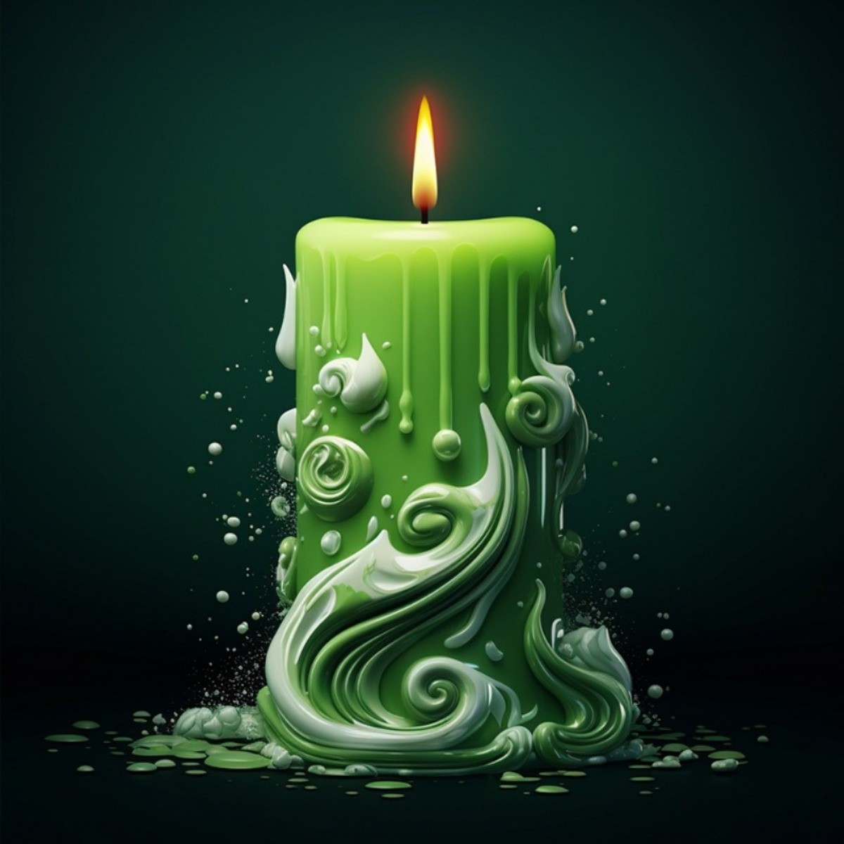 geometry Carved Cylindrical Si - Resin Ocean Wave Mold ulasan dan harga