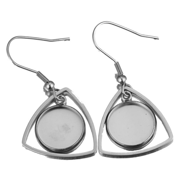 10pc Stainless Steel Tray Beze - Bezels Set Pendant ulasan dan harga