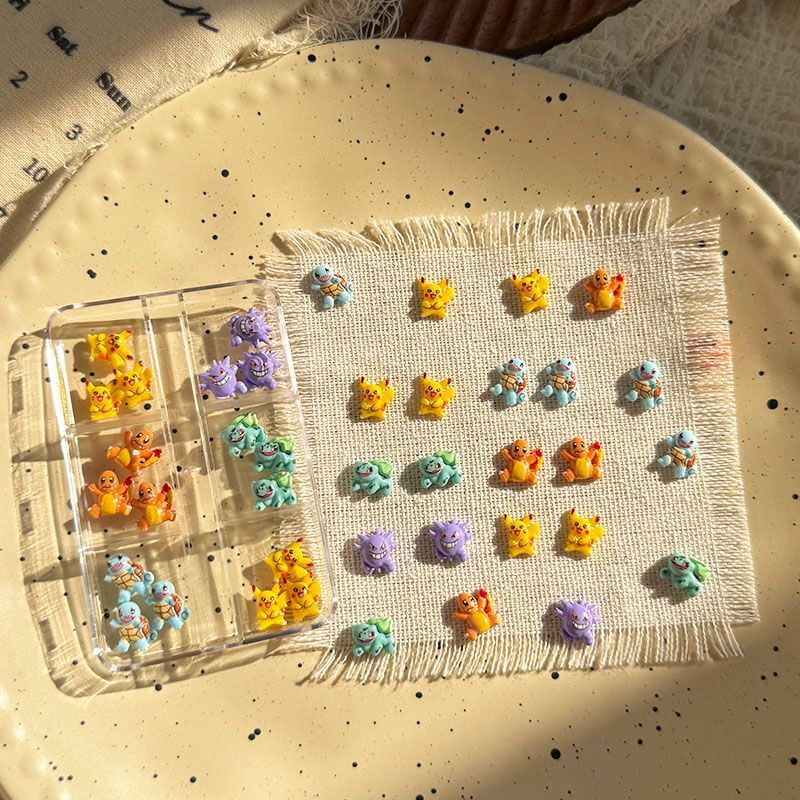 Pokemon nail art accessories,  - Crafting Resin ulasan dan harga
