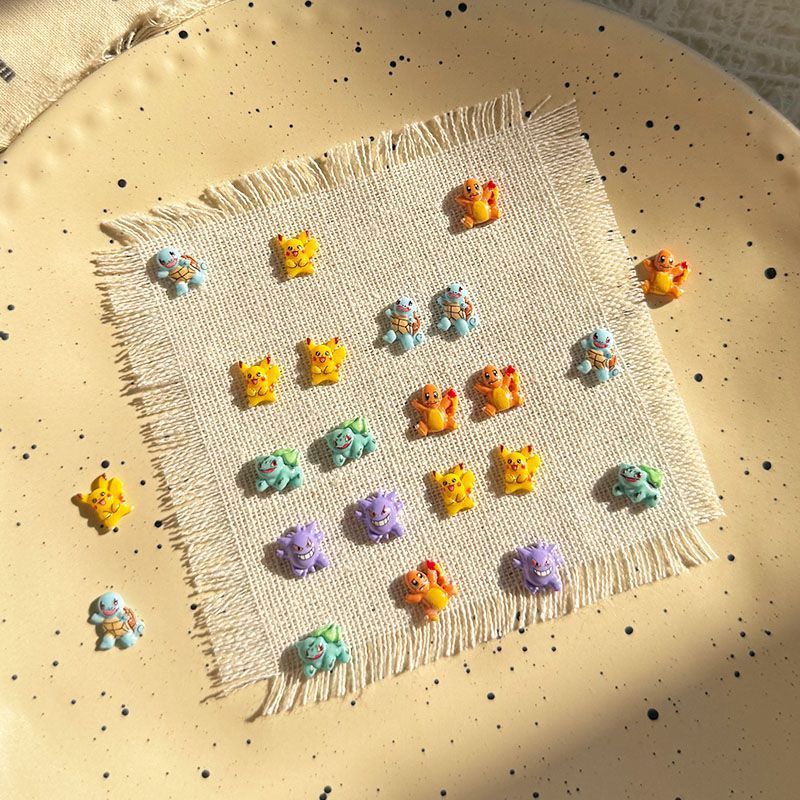 Pokemon nail art accessories,  - Crafting Resin ulasan dan harga