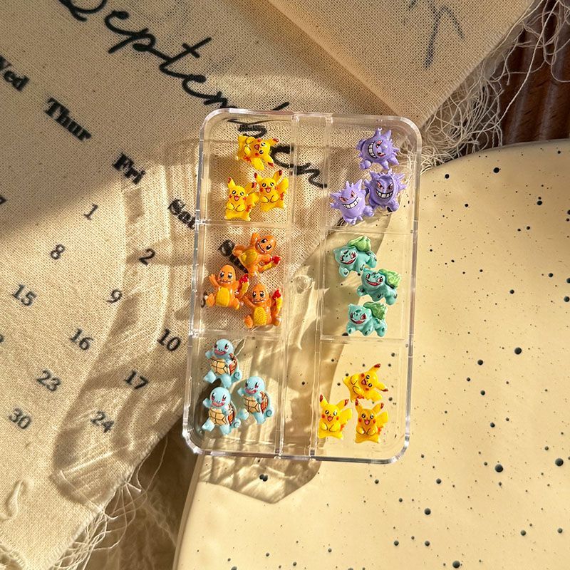 Pokemon nail art accessories,  - Crafting Resin ulasan dan harga