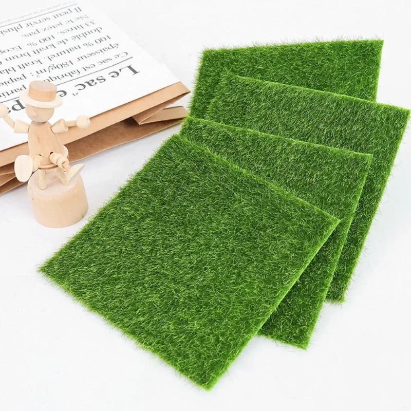 Fake Moss Mini Artificial Lawn - Terrarium Moss Art ulasan dan harga