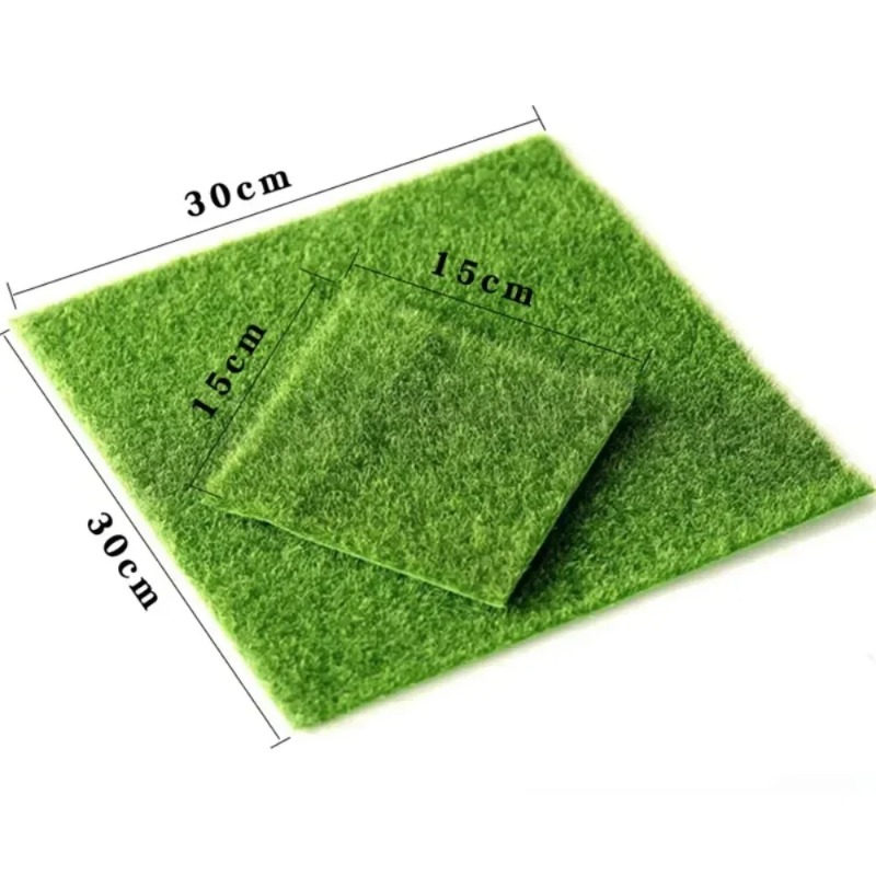 Fake Moss Mini Artificial Lawn - Terrarium Moss Art ulasan dan harga