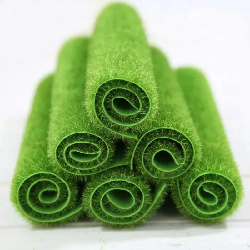 Fake Moss Mini Artificial Lawn - Terrarium Moss Art ulasan dan harga