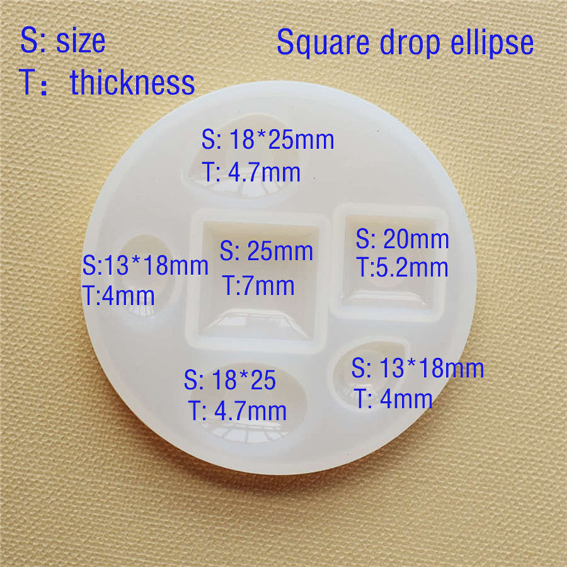 Silicone Mold half ball Oblate - Resin Ocean Wave Mold ulasan dan harga