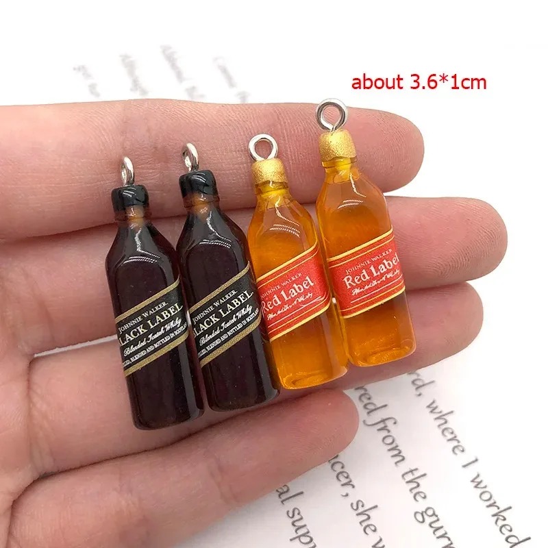 10Pcs Tiny Wine Bar Bottle Res - Resin Crafts Diy ulasan dan harga