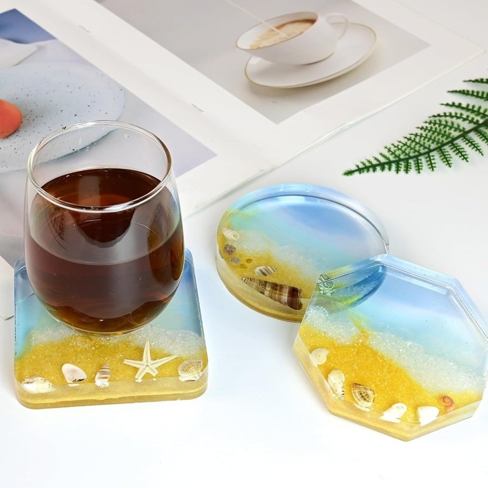 Easy To Use Creative Coasters  - Resin Craft For Beginners ulasan dan harga