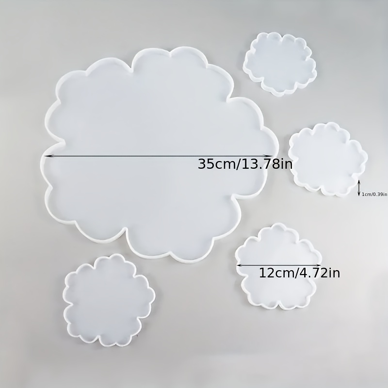 5pcs Mirror Large Flower Small - Flower Preservation Resin ulasan dan harga