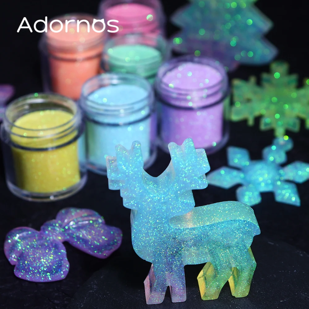 Iridescent Glitter Sugar Powde - Resin Pigment Set ulasan dan harga