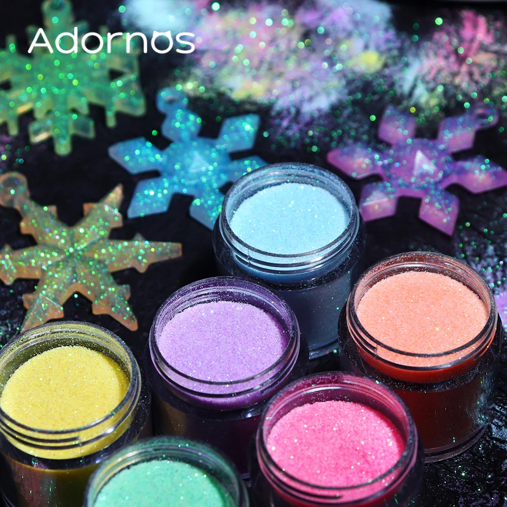 Iridescent Glitter Sugar Powde - Resin Pigment Set ulasan dan harga