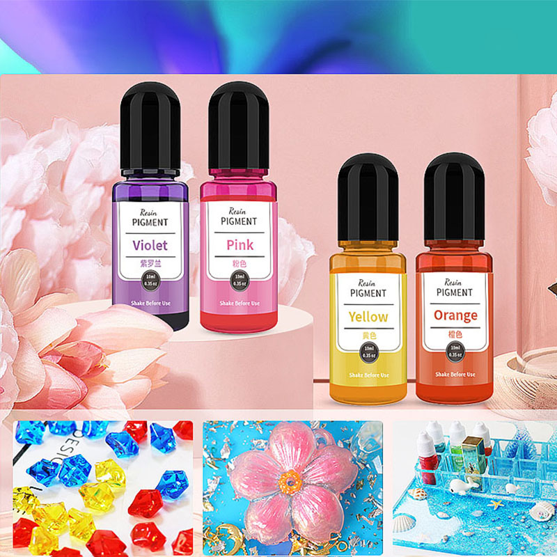 24/30 Colors Set 10ml Epoxy Re - Resin Dye Alcohol ulasan dan harga