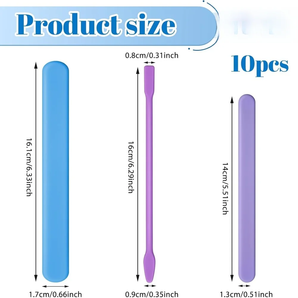 10 Count Silicone Stirring Too - Resin Craft Workshop ulasan dan harga