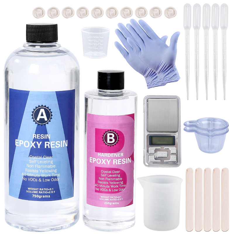 Epoxy Resin Kit Crystal Clear  - Resin Ocean Wave Mold ulasan dan harga