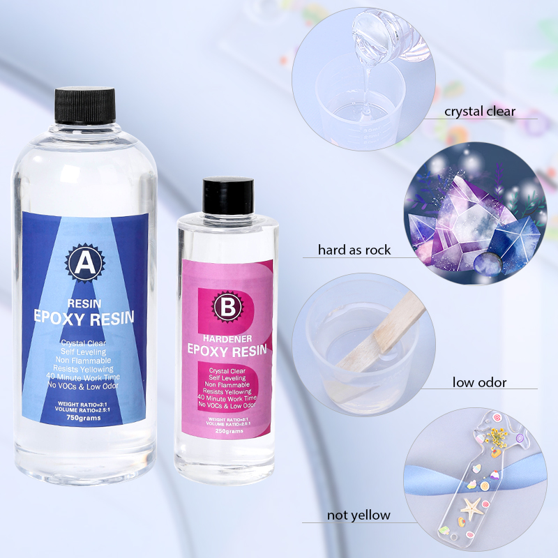 Epoxy Resin Kit Crystal Clear  - Resin Ocean Wave Mold ulasan dan harga