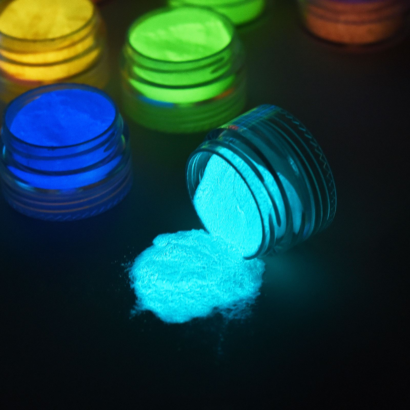 6 Colors/Set Luminous Powder R - Resin Pigment Set ulasan dan harga