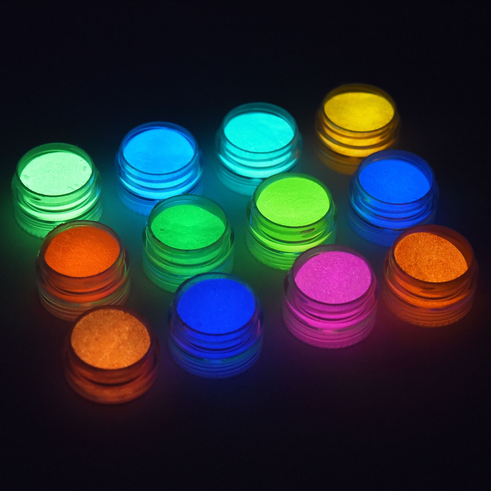 6 Colors/Set Luminous Powder R - Resin Pigment Set ulasan dan harga