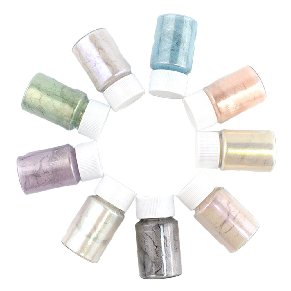 9Pcs Exquisite Mica Pigment Po - Resin Pigment Set ulasan dan harga