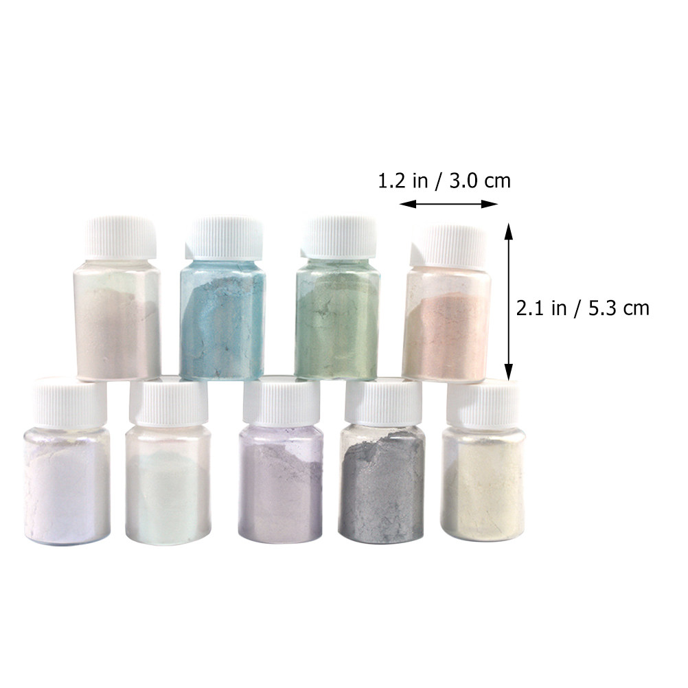 9Pcs Exquisite Mica Pigment Po - Resin Pigment Set ulasan dan harga