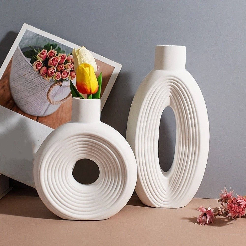 Oval Stripe Silicone Vase Mold - Resin Craft Workshop ulasan dan harga