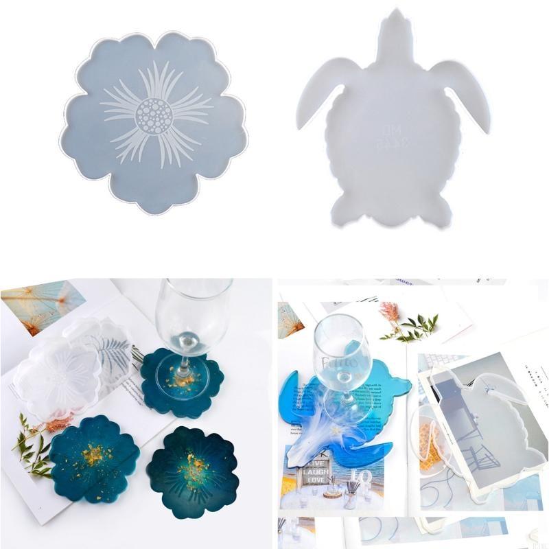 R3MC 2Pcs DIY Flower Silicone  - Geode Mold Silicone ulasan dan harga