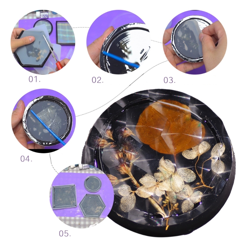 Holographic Silicone Inlay Rai - Resin Ocean Wave Mold ulasan dan harga