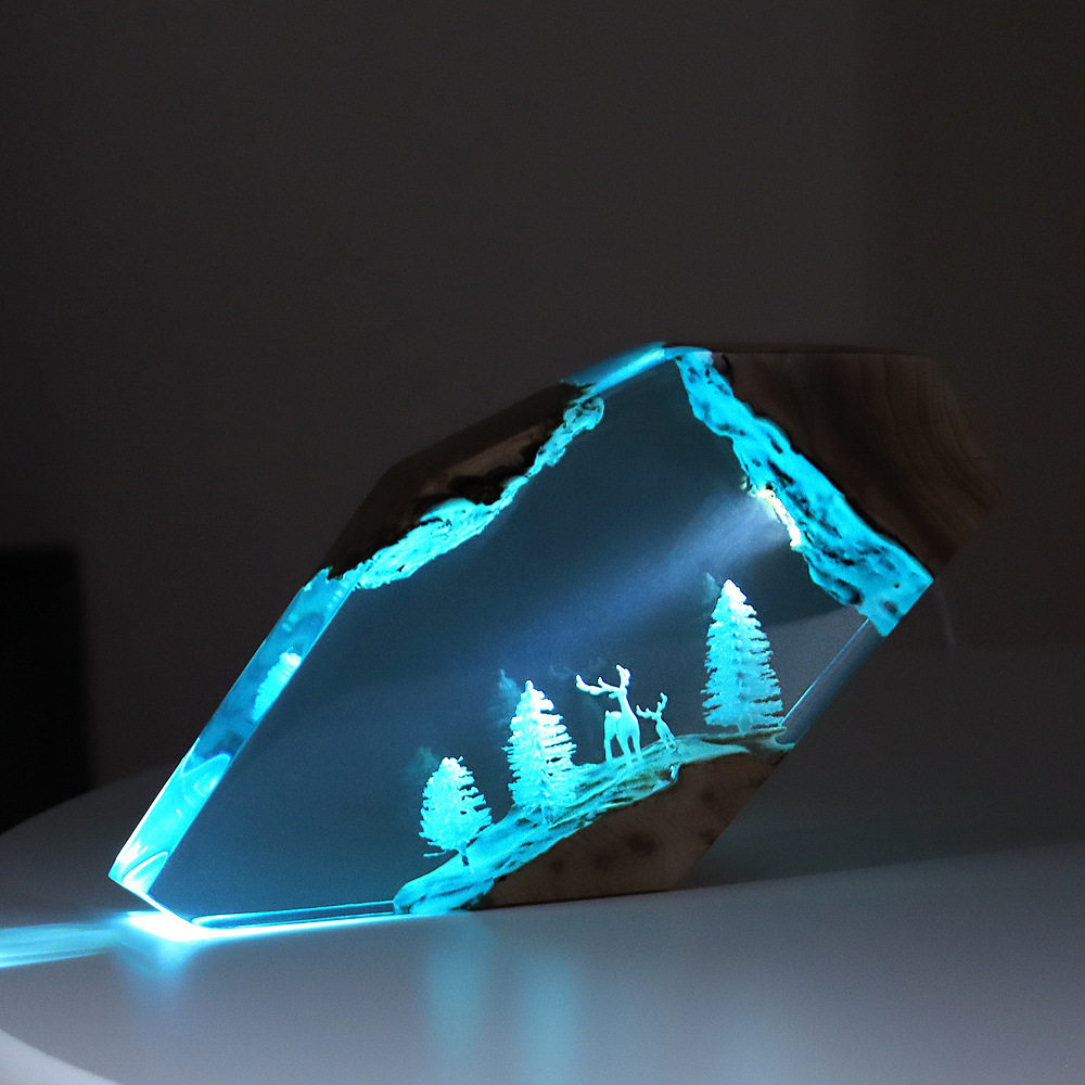 Forest Fairy Deer Desktop Art  - Crafting Resin ulasan dan harga