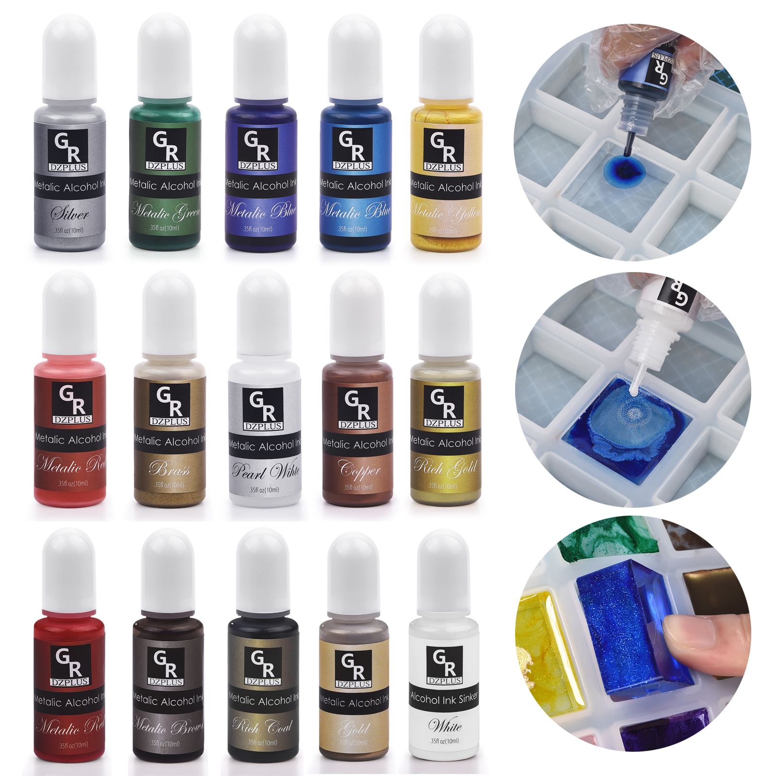 1 Set Resin Pigment Kit Art In - Resin Dye Alcohol ulasan dan harga