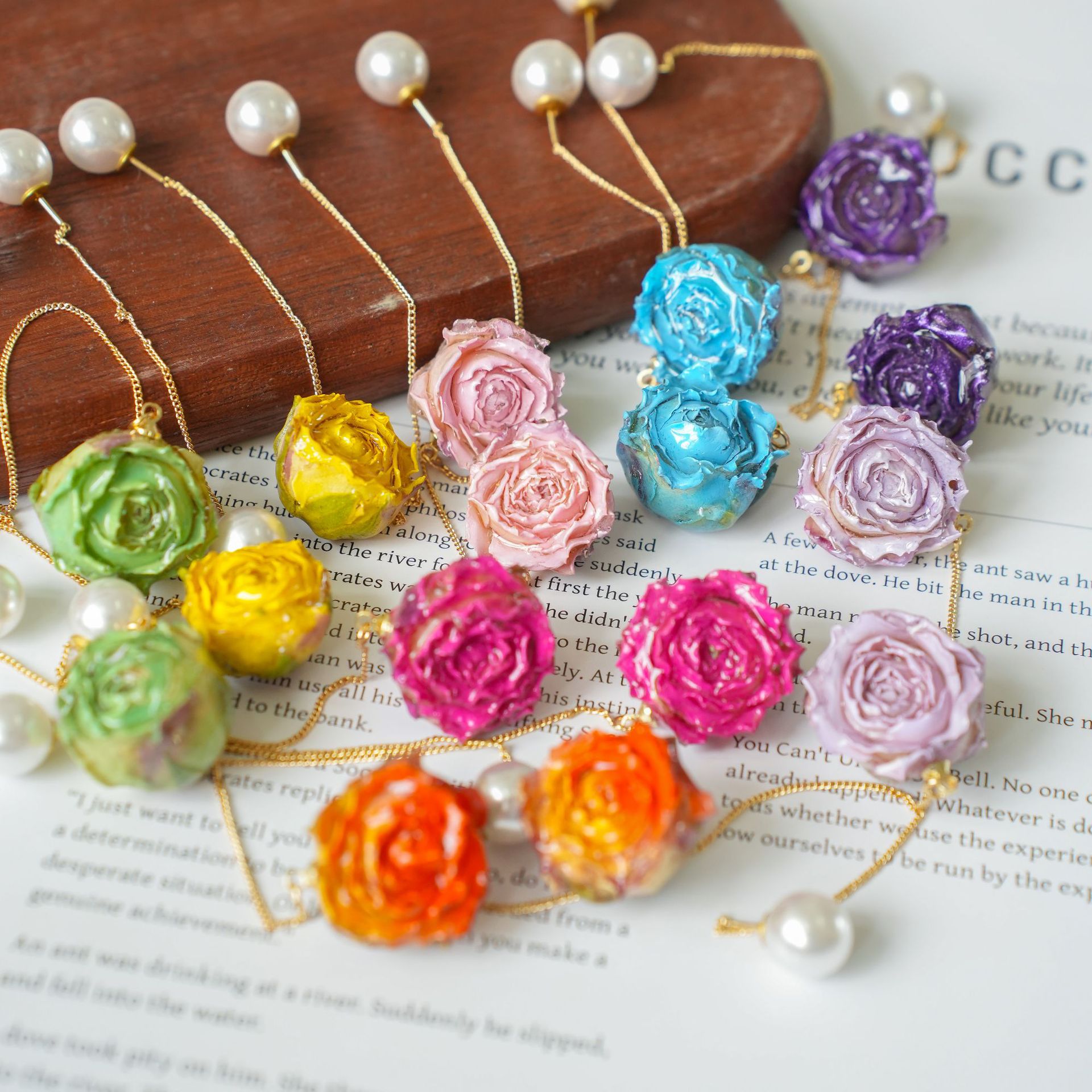 Preserved Rose Flower Series E - Flower Preservation Resin ulasan dan harga