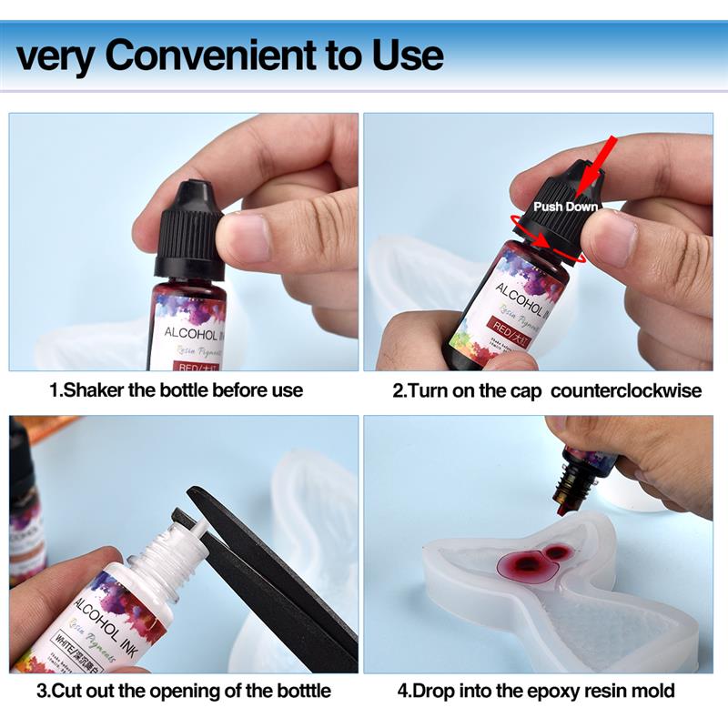 1 Set Epoxy Resin Pigment Kit  - Resin Dye Alcohol ulasan dan harga