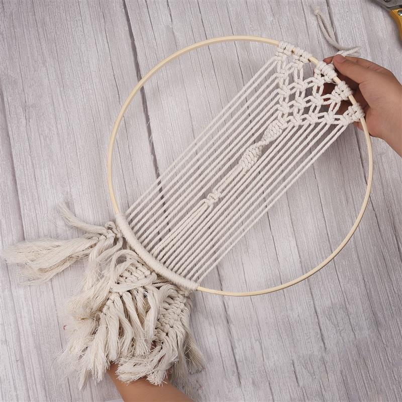 1/5Pcs 8-33cm Wooden DIY Handm - Wood Ring Blank ulasan dan harga