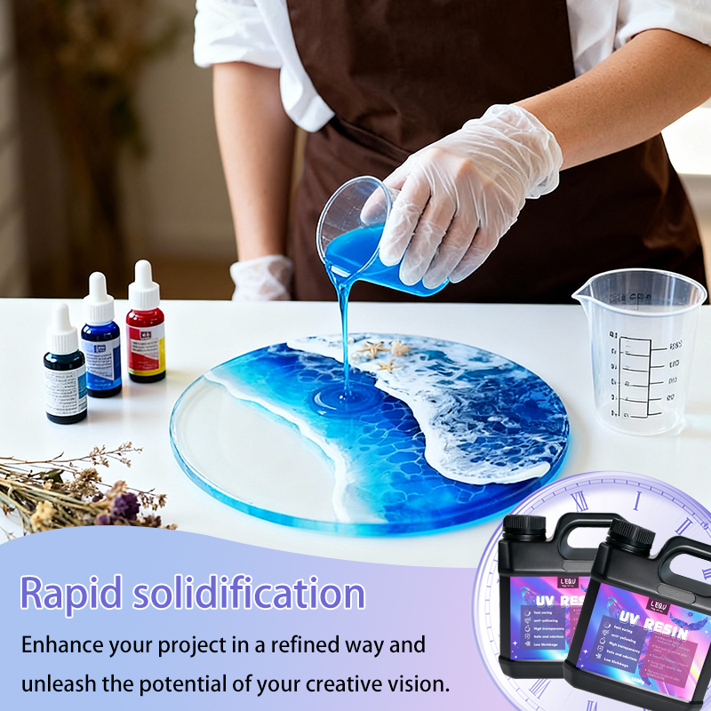 1000g UV Resin Crystal Clear H - Epoxy Uv Resin Kit ulasan dan harga